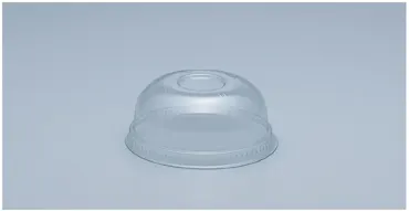 Couvercle dôme en PET, transparent, Ø78mm, sans trou