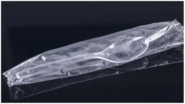 Einweggeschirr Löffel aus PS, glasklar, einzel-verpackt, 175 mm