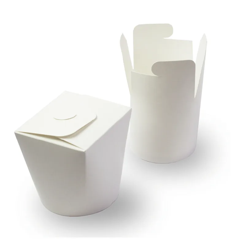 Nudel-Box aus Karton, weiss, 550 ml