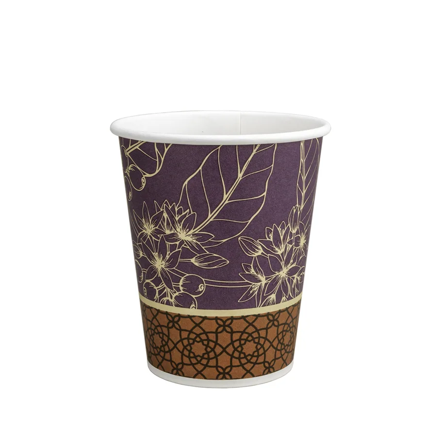 Gobelet à café en carton "Florado", imprimé, 2dl