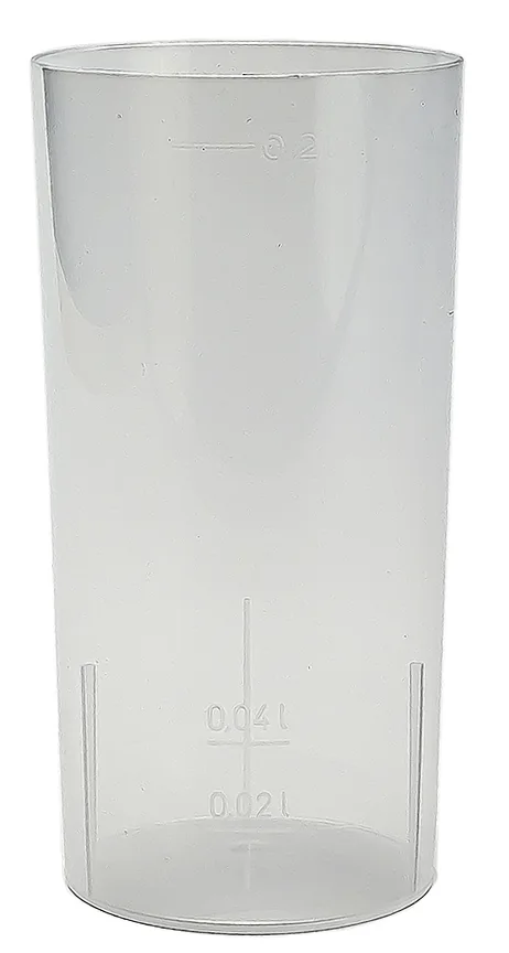 Longdrinkbecher aus PP, transparent, 2 dl
