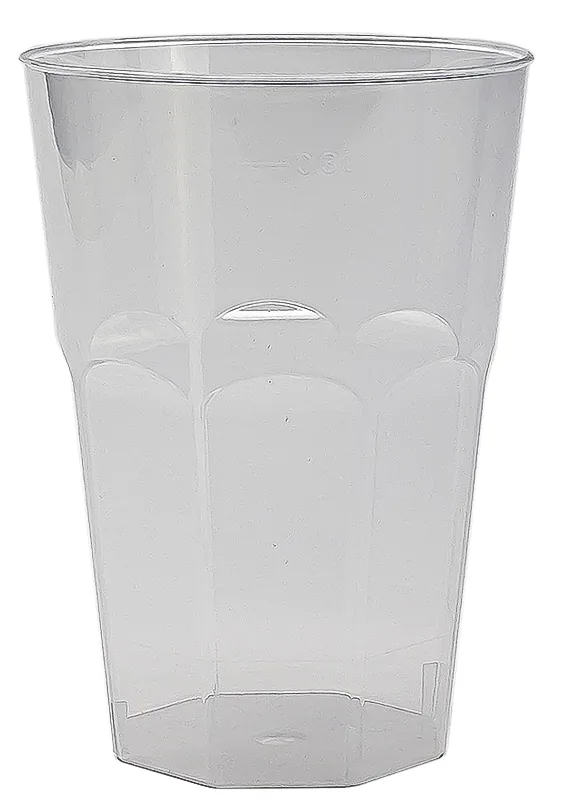 Caipirinha-/Cocktailbecher aus PP, transparent, 3 dl