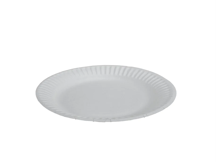 Degustationsteller aus Karton, weiss, Ø 150 mm