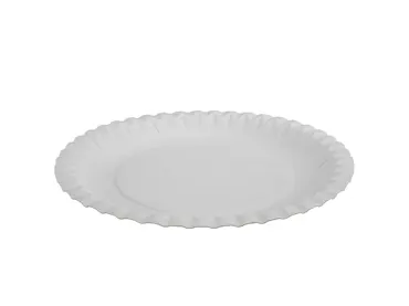 Teller aus Karton, weiss, Ø 180 mm