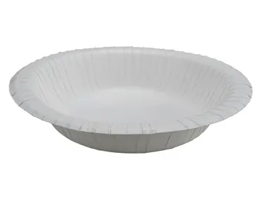 Suppenteller aus Karton, weiss, 480 ml, Ø 190 mm