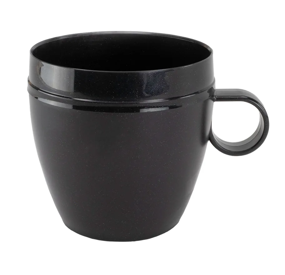 Becherhalter aus PS, schwarz, Prestigo