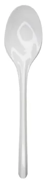 Cuillère jetable en PS, blanc, 16.5cm