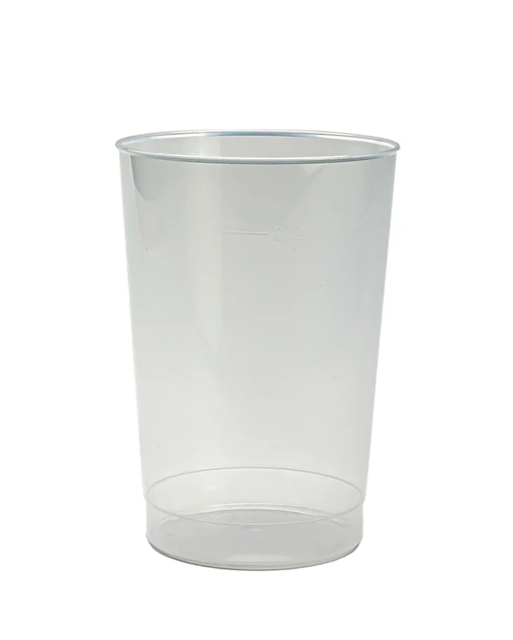 Gobelet en PP, transparent, Mono-cup, 2dl