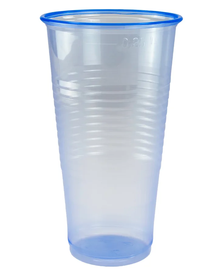 Gobelet jetable en PP, blue-cup, 2.5dl