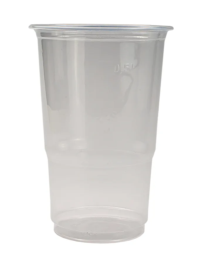 Einweg Trinkbecher aus PP, transparent, 5 dl