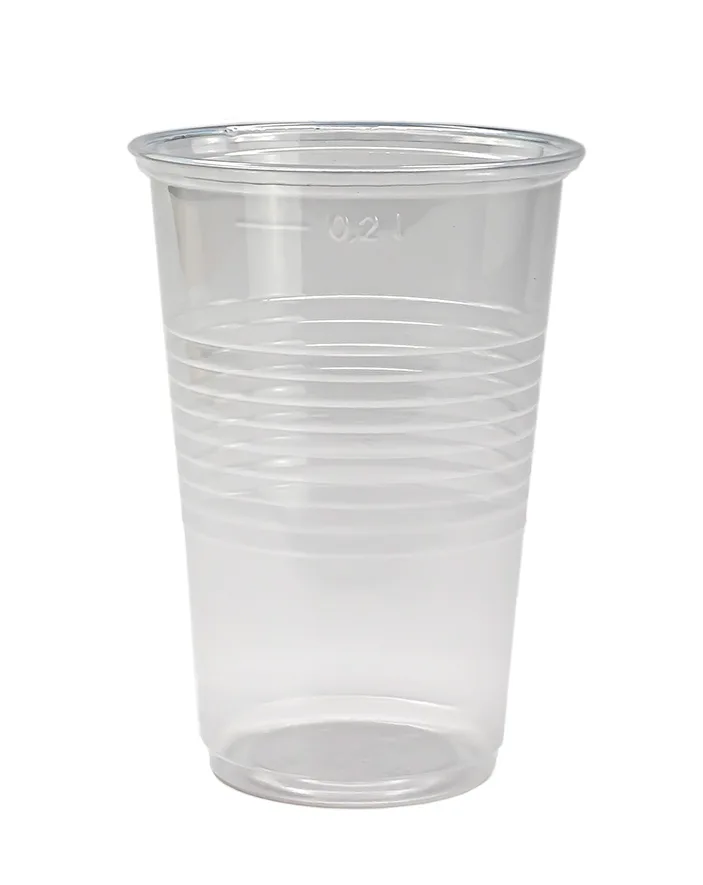 Gobelet jetable en PP, transparent, 2dl