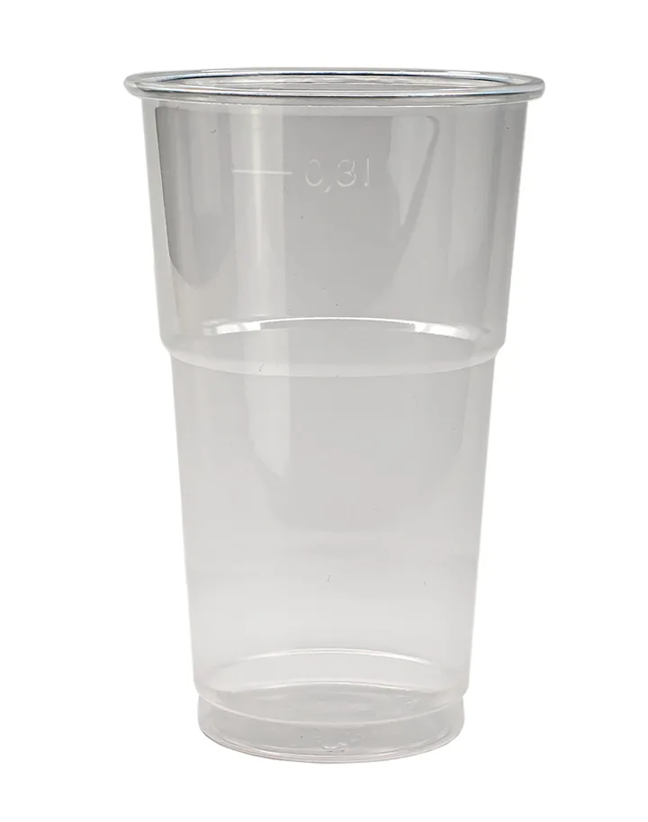 Gobelet jetable en PP, transparent, 3dl