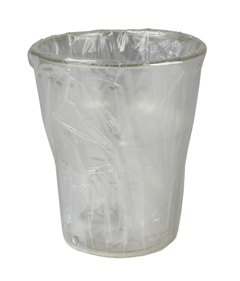Gobelet jetable en PET, transparent, 2dl, emballé indivduellement
