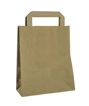 Sac en papier, brun, 180x220x80mm