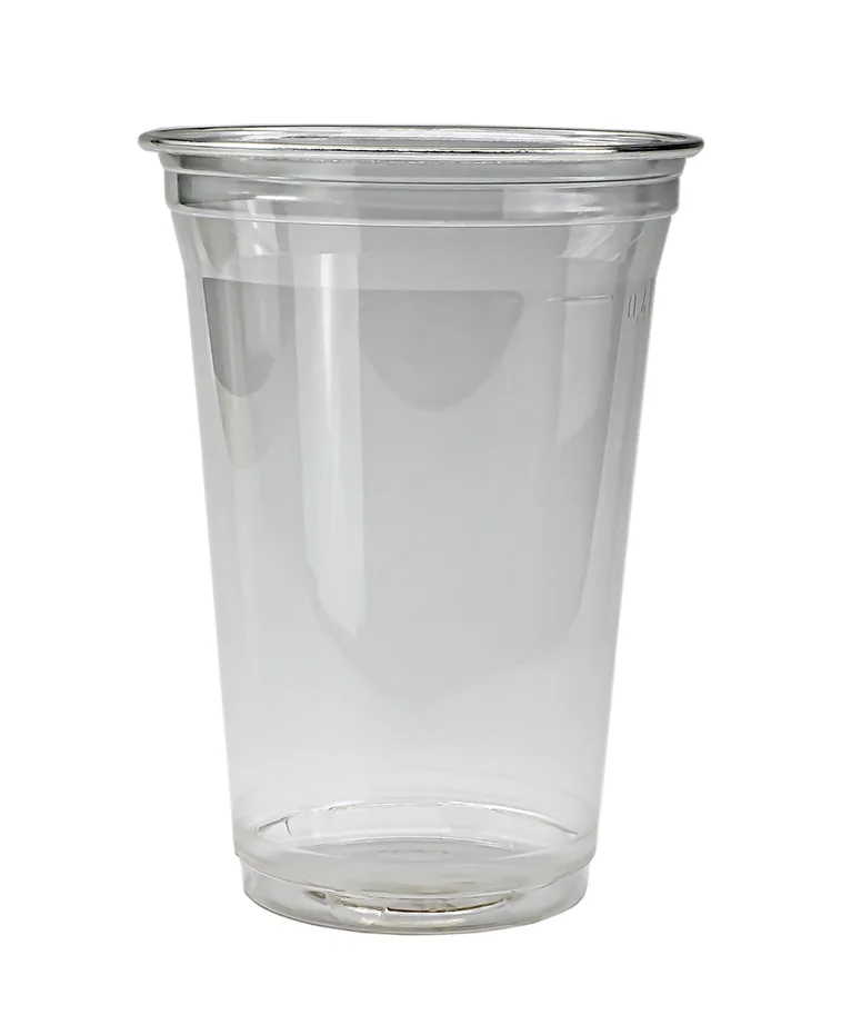 Bio Trinkbecher aus PLA, transparent, 4 dl