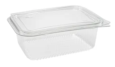 Barquette plastique en PET, transparent, 1000g