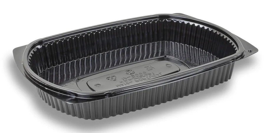 Take Away  Menüschale aus PP, schwarz, 1000 g, 1-teilig