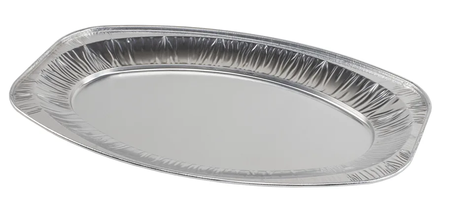 Einweg Alu-Platte, silber, 30 x 45 cm