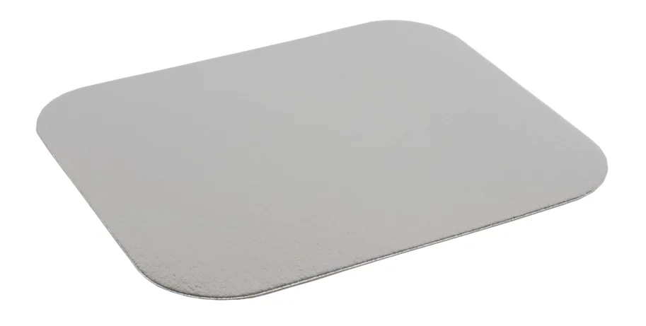 Alu-Karton-Deckel, silber,  zu Alu Schale 4151.7001