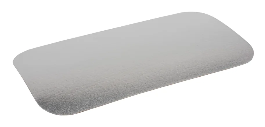 Alu-Karton-Deckel, silber,  zu Alu Schale 4151.7002