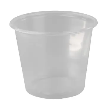 Saucenbecher aus PP, glattwandig, transparent, 125 g