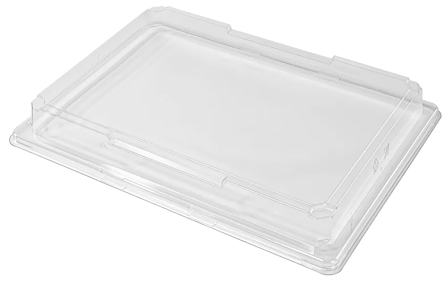 Deckel aus RPET, glasklar, zu Sushi Schale 4111.4005
