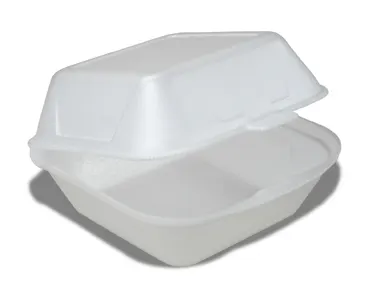 Box à hamburger en XPS, blanc, 13x13cm