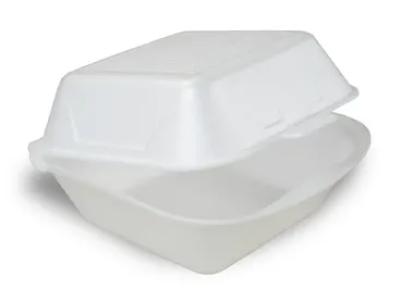 Box à hamburger en XPS, blanc, 14.5x14.5cm