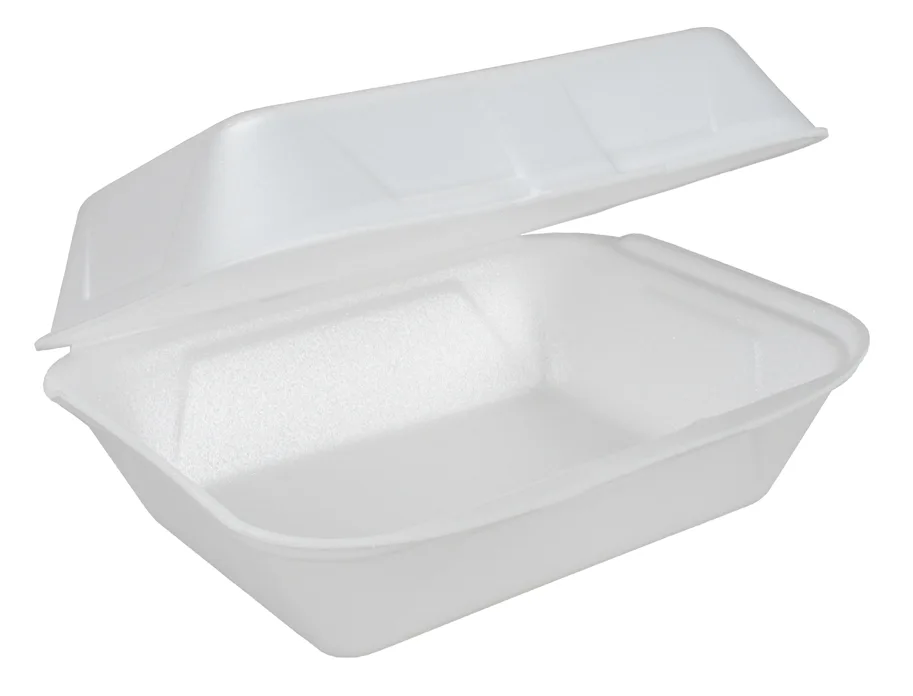 Box à hamburger en XPS, blanc, 18x14cm
