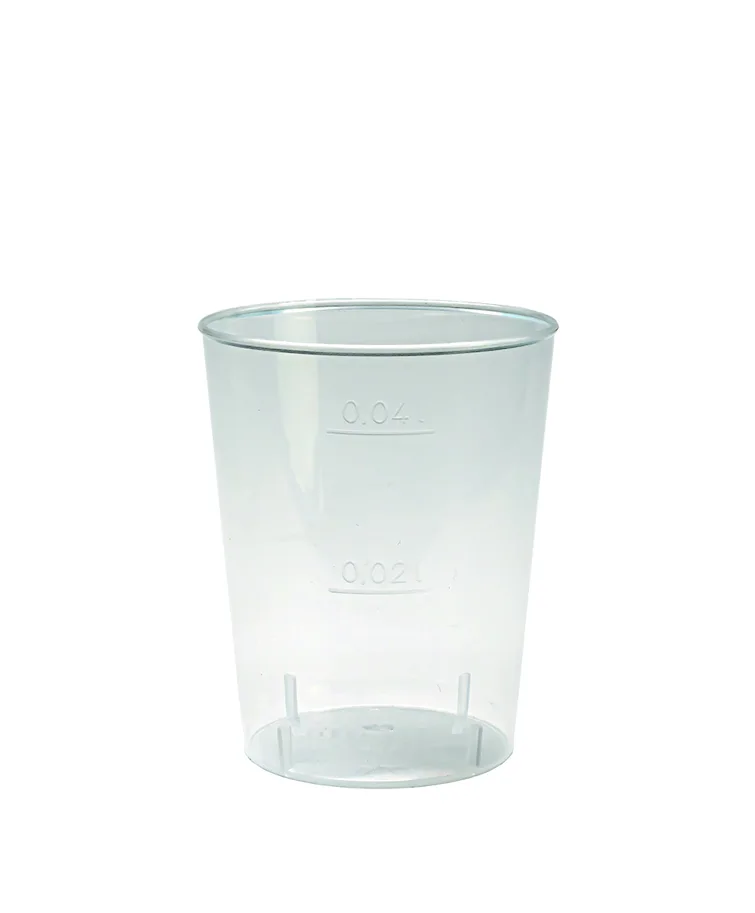 Degustationsbecher aus PP, transparent, 0.4 dl