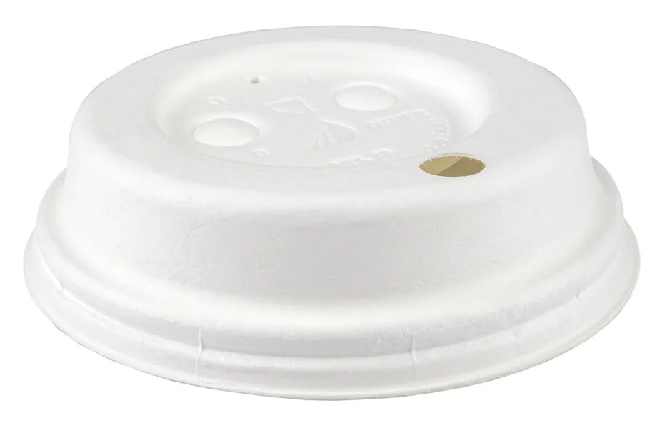 Coffee-to-Go Deckel aus Bagasse, ø80mm