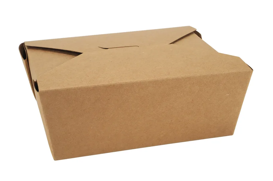Boîte à menu en carton, un compartiment, 1400 ml