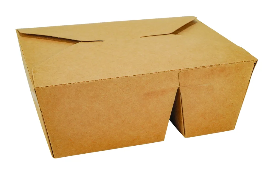 Menü-Box aus Karton, 2-teilig, 1400 ml