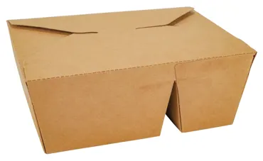 Boîte à menu en carton, deux compartiments, 2000 ml