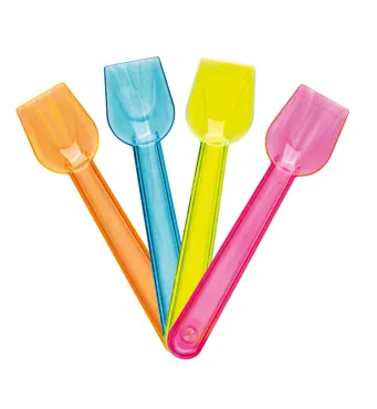 Cuillère à glace en PS, couleur assortie