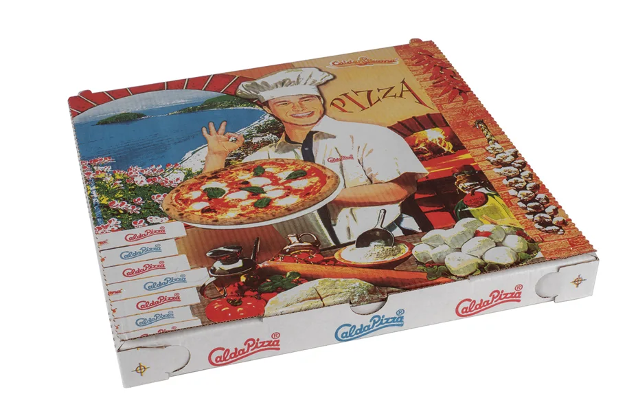 Pizza-Box aus Karton, 40x40x4cm