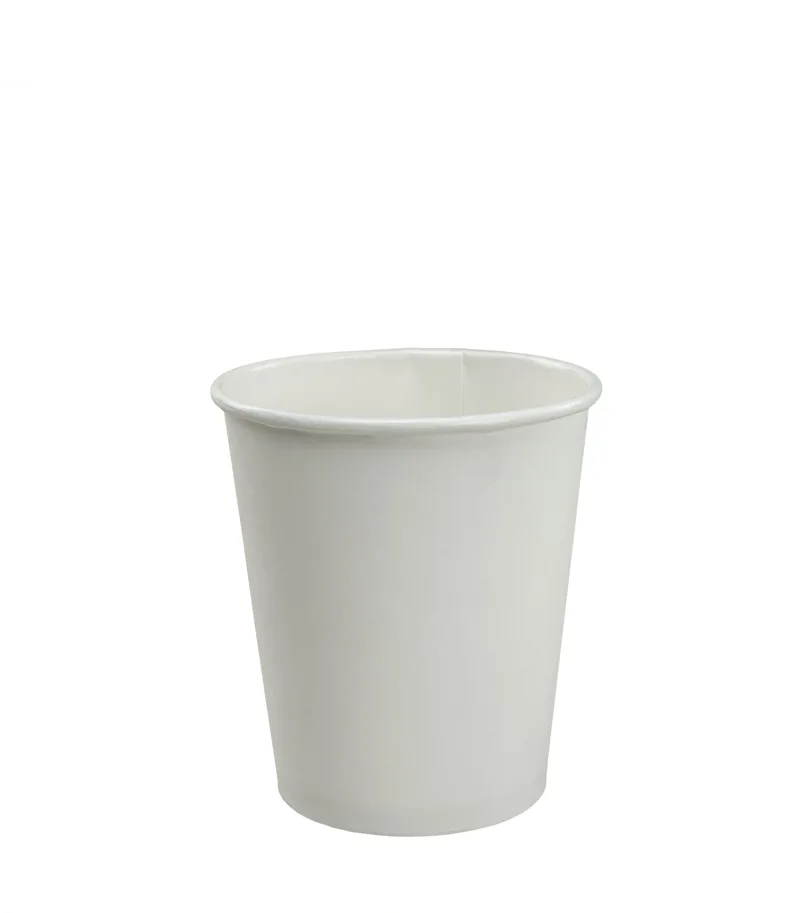 Trinkbecher aus Karton weiss, 1.8 dl (6oz)