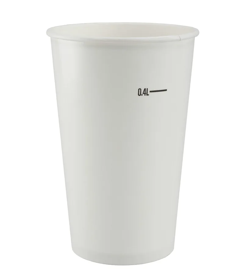 Gobelet en carton, blanc, 4dl
